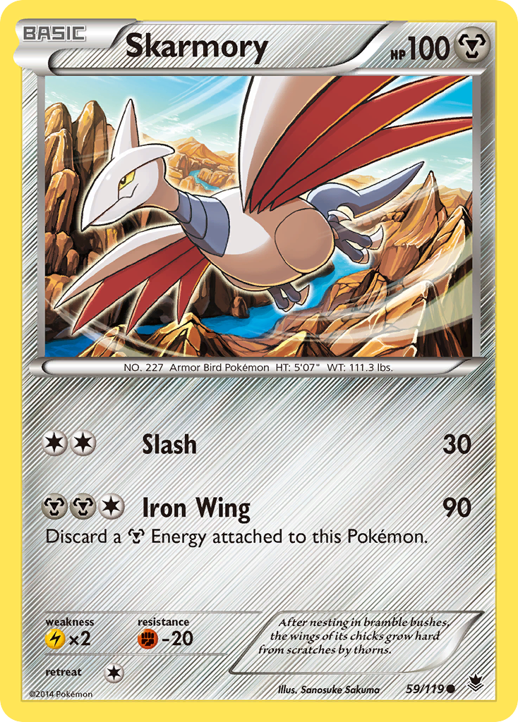 Skarmory (59/119) [XY: Phantom Forces] | Mega City Incorporated