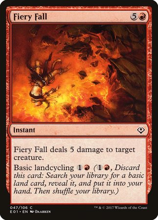 Fiery Fall [Archenemy: Nicol Bolas] | Mega City Incorporated