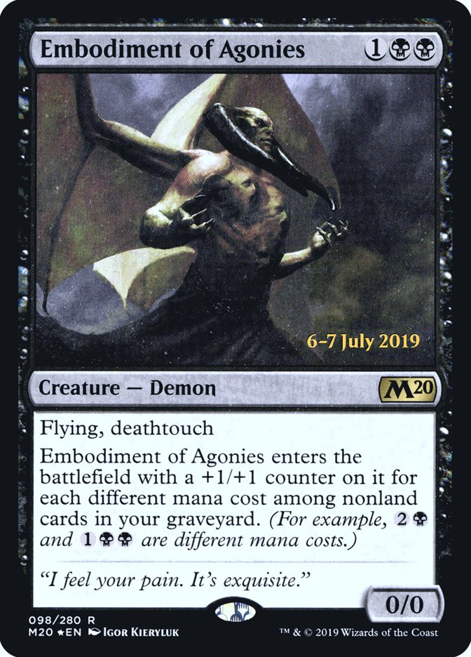 Embodiment of Agonies  [Core Set 2020 Prerelease Promos] | Mega City Incorporated