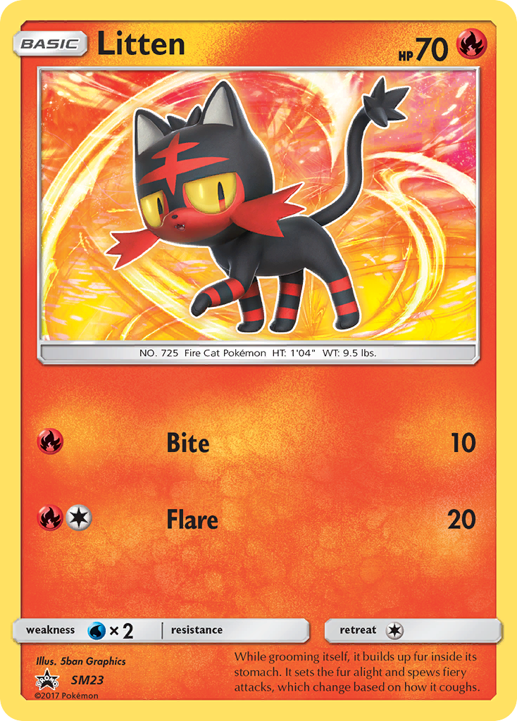 Litten (SM23) [Sun & Moon: Black Star Promos] | Mega City Incorporated