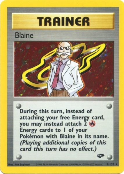 Blaine (17/132) [Gym Challenge Unlimited] | Mega City Incorporated