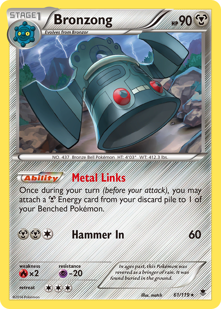 Bronzong (61/119) [XY: Phantom Forces] | Mega City Incorporated