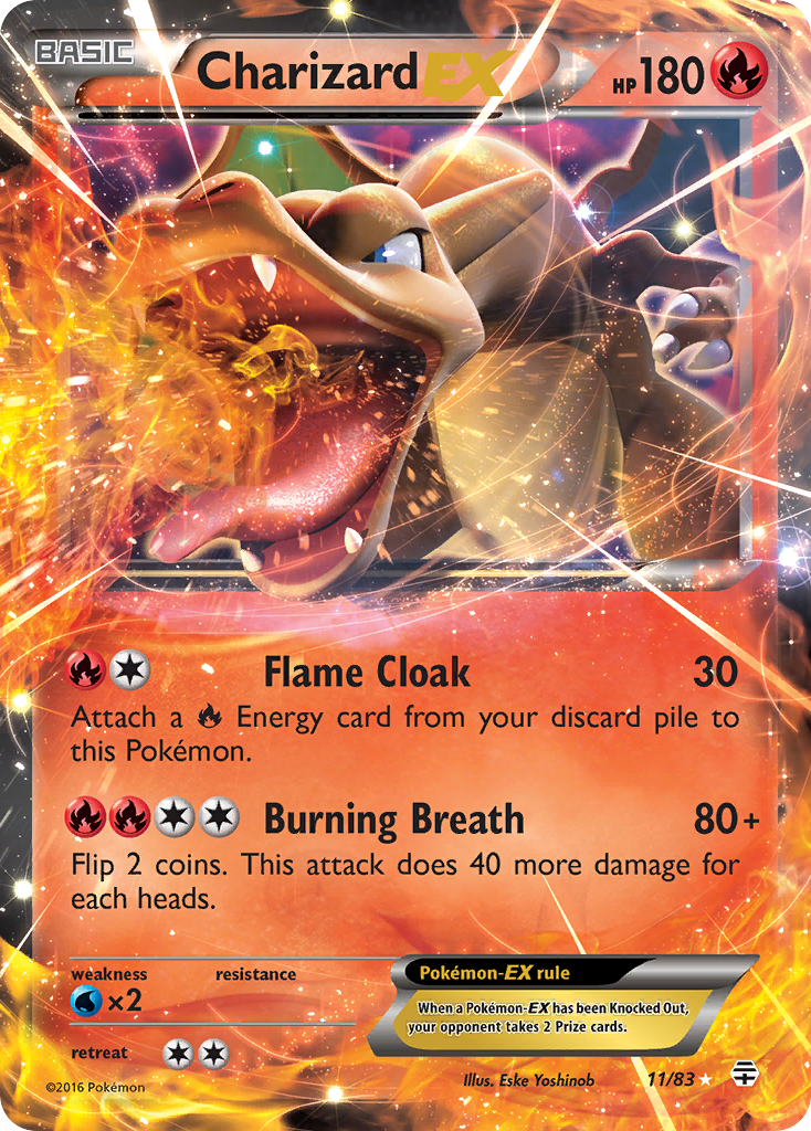 Charizard EX (11/83) [XY: Generations] | Mega City Incorporated