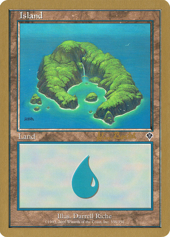 Island (ab338) (Alex Borteh) [World Championship Decks 2001] | Mega City Incorporated