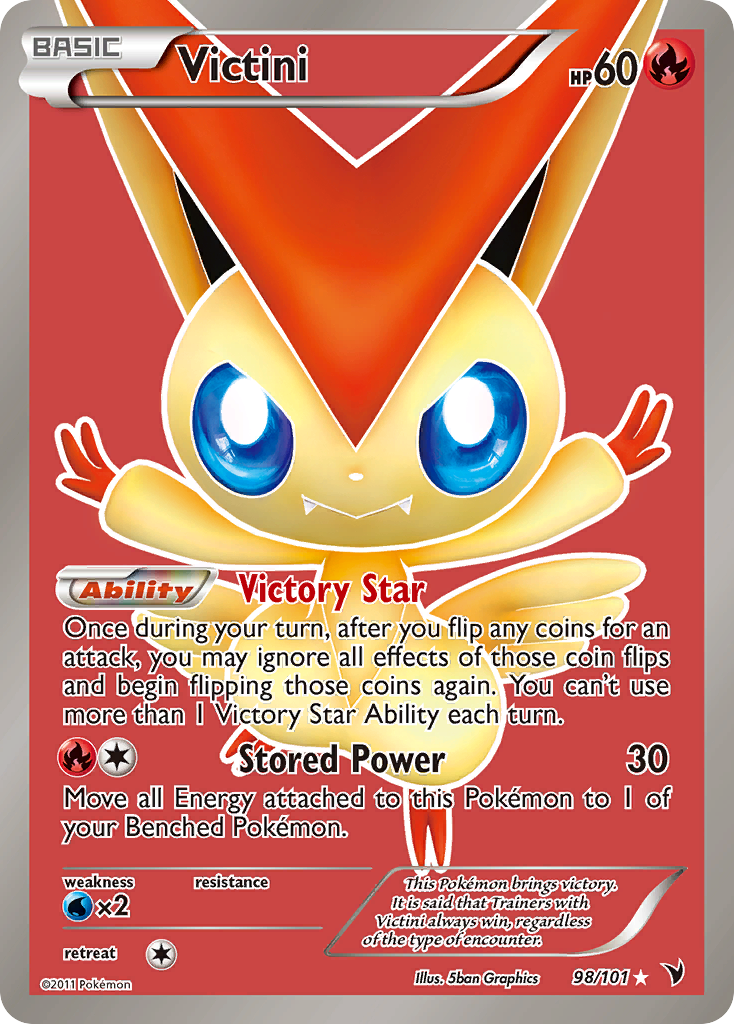 Victini (98/101) [Black & White: Noble Victories] | Mega City Incorporated