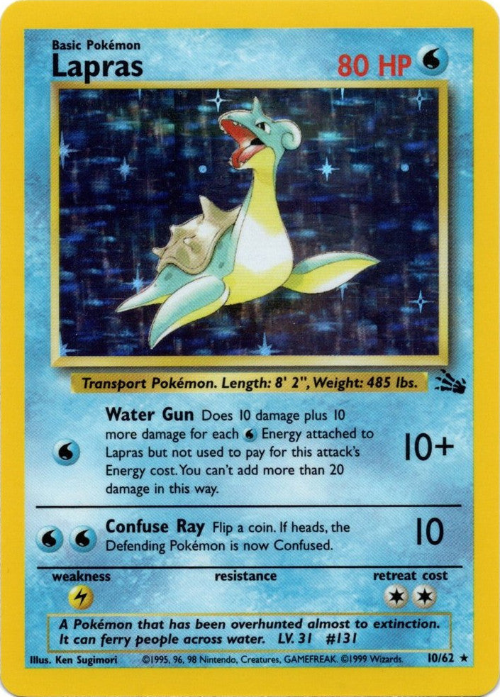 Lapras (10/62) [Fossil Unlimited] | Mega City Incorporated