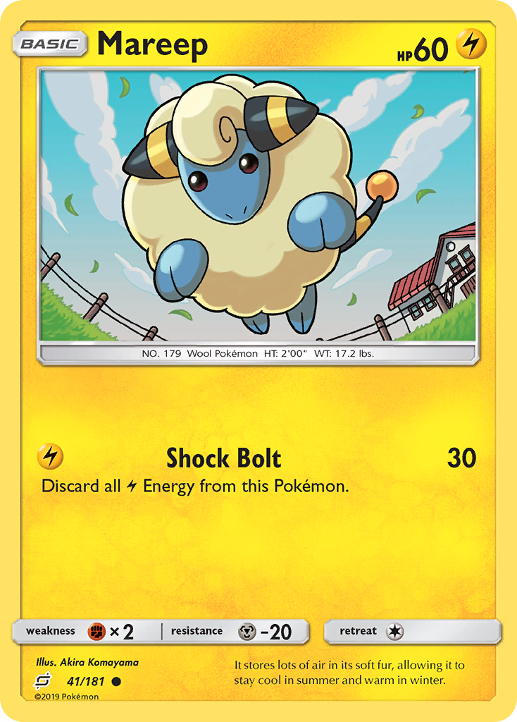 Mareep (41/181) [Sun & Moon: Team Up] | Mega City Incorporated