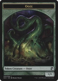 Ooze // Frog Lizard Token [Ravnica Allegiance: Guild Kits] | Mega City Incorporated