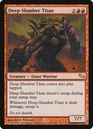 Deep-Slumber Titan [Shadowmoor] | Mega City Incorporated