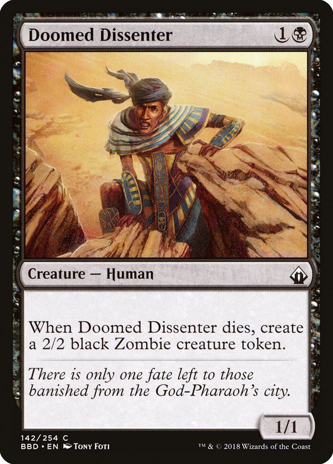 Doomed Dissenter [Battlebond] | Mega City Incorporated