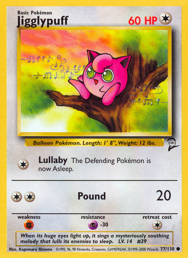 Jigglypuff (77/130) [Base Set 2] | Mega City Incorporated