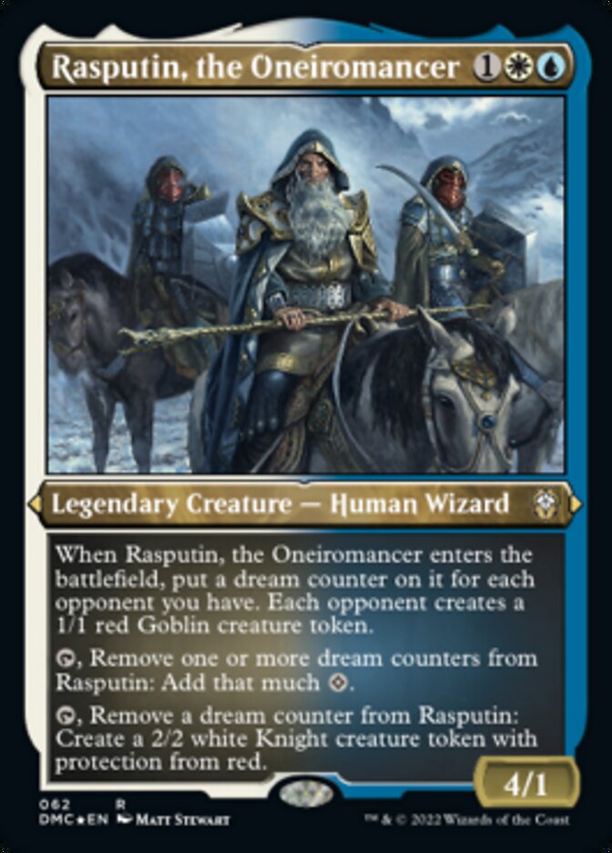 Rasputin, the Oneiromancer (Foil Etched) [Dominaria United Commander] | Mega City Incorporated