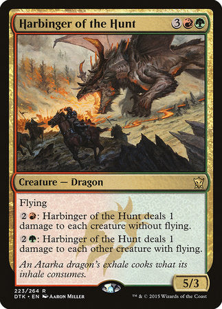 Harbinger of the Hunt [Dragons of Tarkir] | Mega City Incorporated