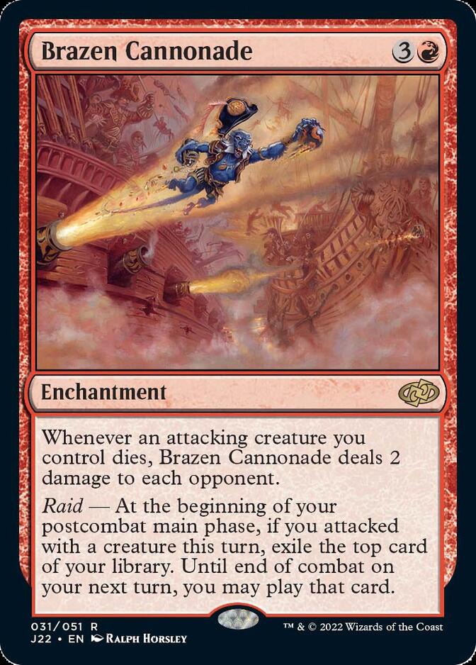 Brazen Cannonade [Jumpstart 2022] | Mega City Incorporated