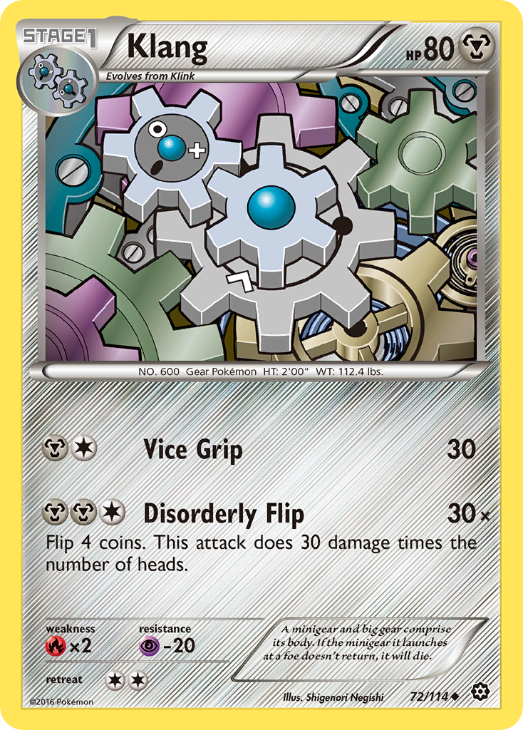 Klang (72/114) [XY: Steam Siege] | Mega City Incorporated