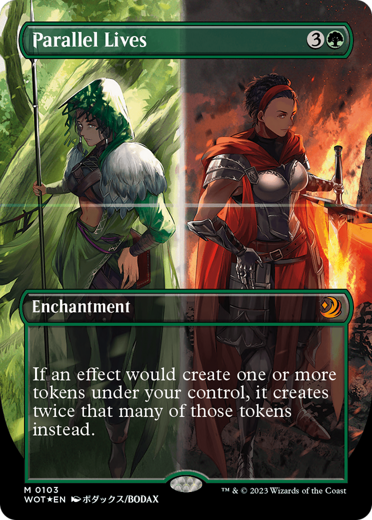 Parallel Lives (Anime Borderless) (Confetti Foil) [Wilds of Eldraine: Enchanting Tales] | Mega City Incorporated