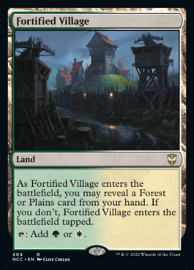 Fortified Village [Streets of New Capenna Commander] | Mega City Incorporated
