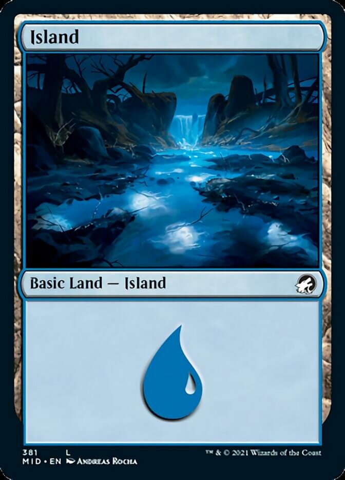 Island (381) [Innistrad: Midnight Hunt] | Mega City Incorporated
