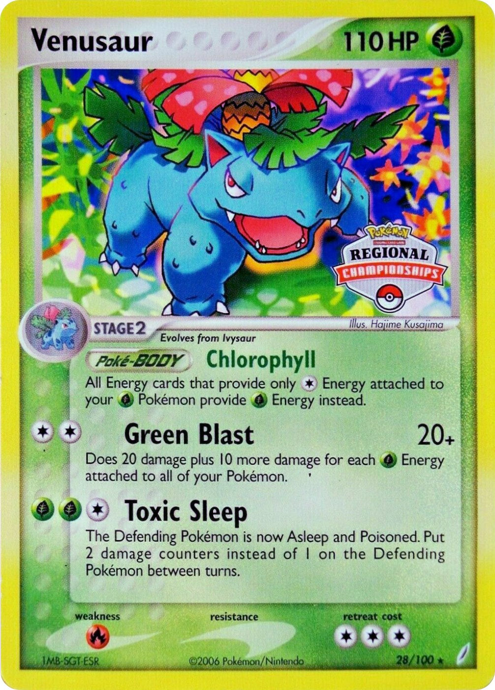 Venusaur (28/100) (Regional Championship Promo) [EX: Crystal Guardians] | Mega City Incorporated