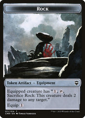 Golem // Rock Token [Commander Legends Tokens] | Mega City Incorporated