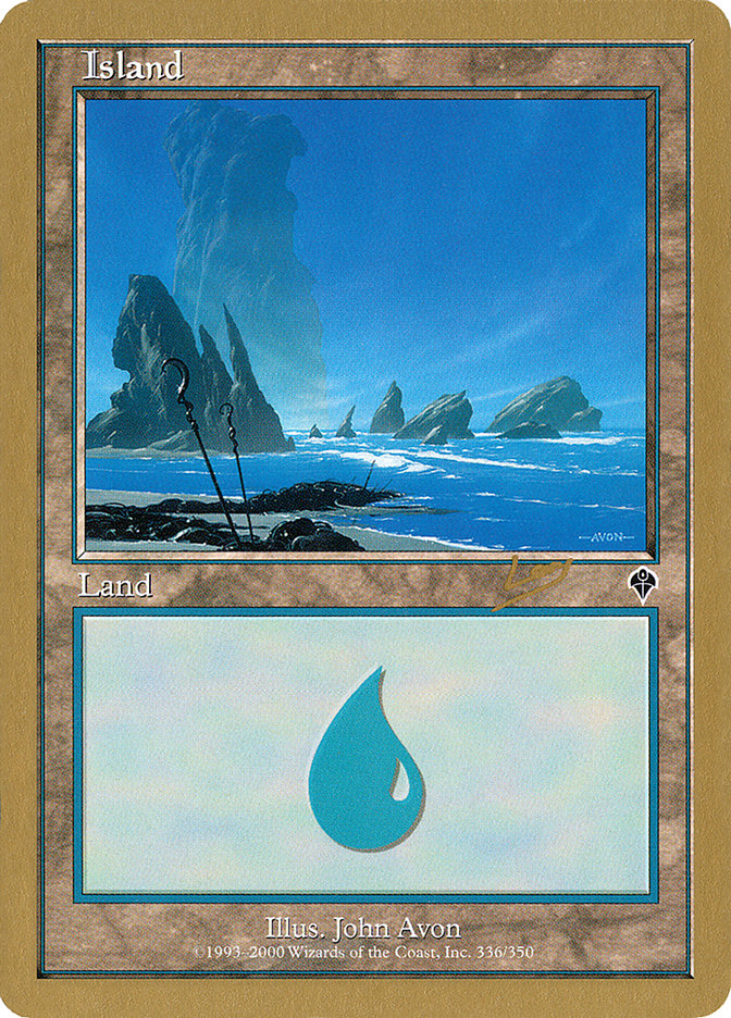 Island (rl336) (Raphael Levy) [World Championship Decks 2002] | Mega City Incorporated