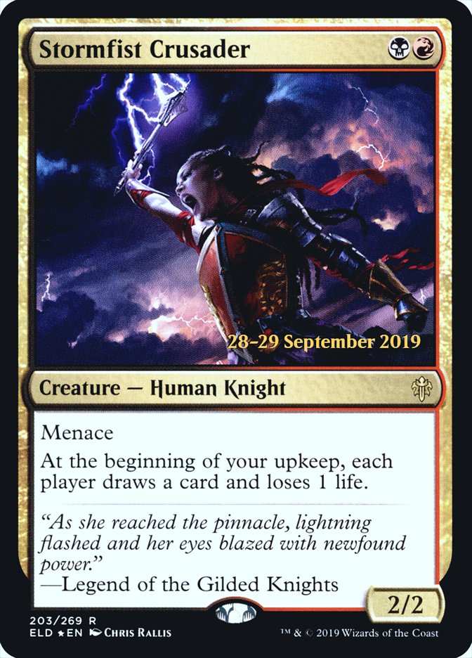 Stormfist Crusader  [Throne of Eldraine Prerelease Promos] | Mega City Incorporated