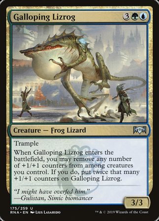 Galloping Lizrog [Ravnica Allegiance] | Mega City Incorporated