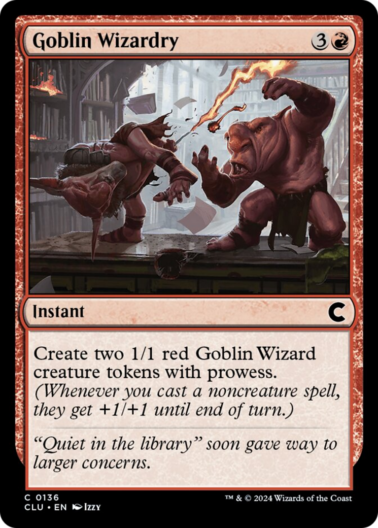 Goblin Wizardry [Ravnica: Clue Edition] | Mega City Incorporated