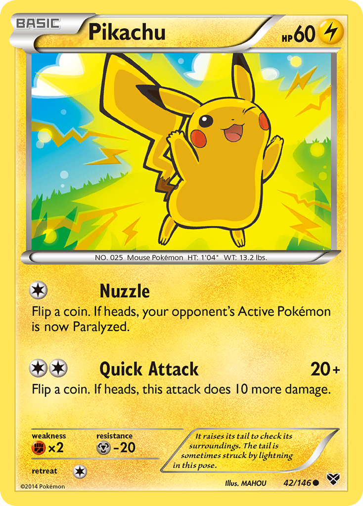 Pikachu (42/146) [XY: Base Set] | Mega City Incorporated