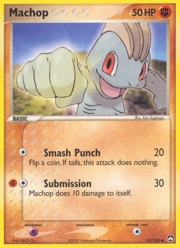 Machop (53/108) [EX: Power Keepers] | Mega City Incorporated