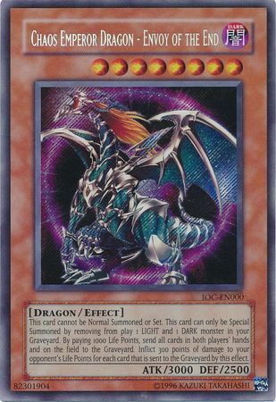 Chaos Emperor Dragon - Envoy of the End [IOC-EN000] Secret Rare | Mega City Incorporated