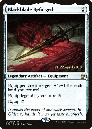 Blackblade Reforged [Dominaria Promos] | Mega City Incorporated