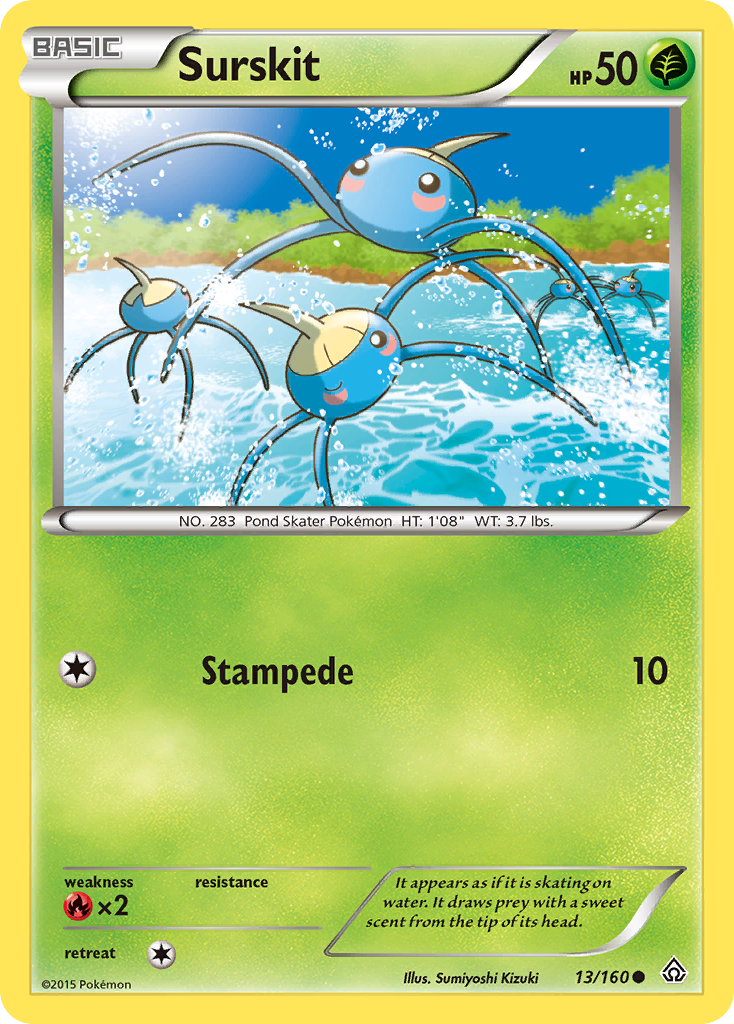 Surskit (13/160) [XY: Primal Clash] | Mega City Incorporated