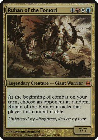 Ruhan of the Fomori (Oversized) [Commander 2011 Oversized] | Mega City Incorporated