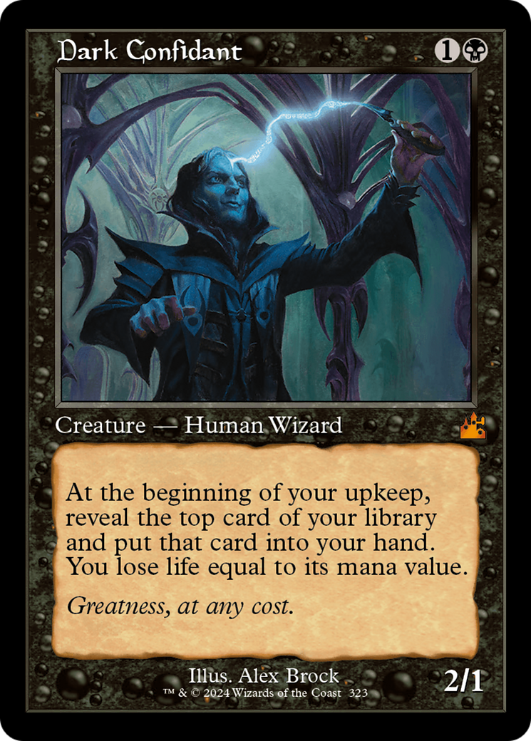 Dark Confidant (Retro Frame) [Ravnica Remastered] | Mega City Incorporated