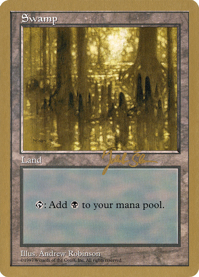 Swamp (js438) (Jakub Slemr) [World Championship Decks 1997] | Mega City Incorporated