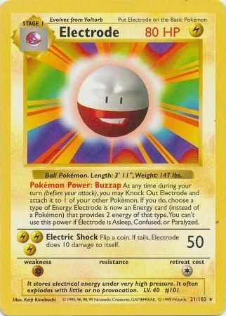 Electrode (21/102) [Base Set Shadowless Unlimited] | Mega City Incorporated