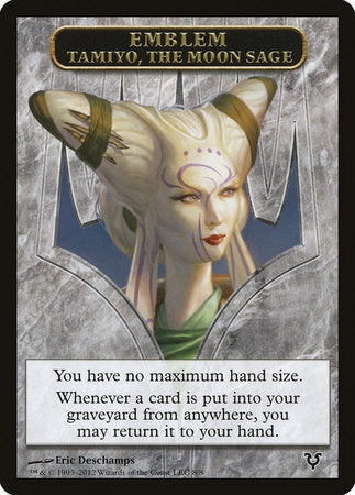 Emblem - Tamiyo, The Moon Sage [Avacyn Restored Tokens] | Mega City Incorporated