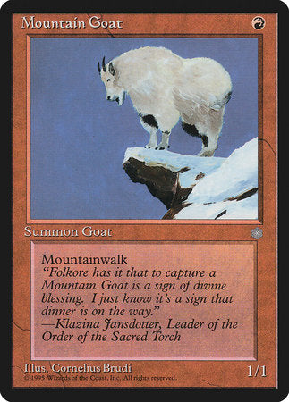 Mountain Goat [Ice Age] | Mega City Incorporated