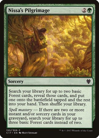 Nissa's Pilgrimage [Commander 2017] | Mega City Incorporated