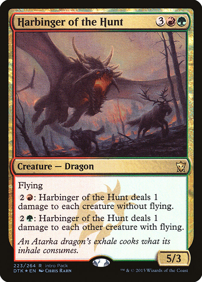 Harbinger of the Hunt (Intro Pack) [Dragons of Tarkir Promos] | Mega City Incorporated