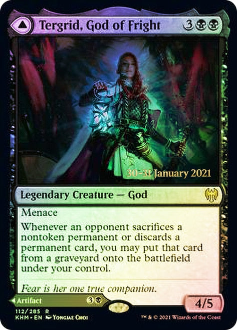 Tergrid, God of Fright // Tergrid's Lantern  [Kaldheim Prerelease Promos] | Mega City Incorporated