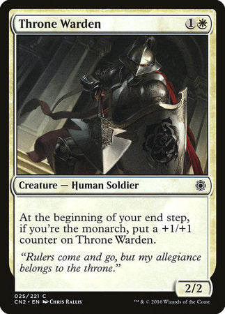 Throne Warden [Conspiracy: Take the Crown] | Mega City Incorporated