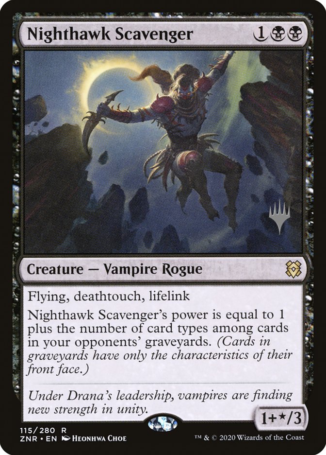 Nighthawk Scavenger (Promo Pack) [Zendikar Rising Promos] | Mega City Incorporated