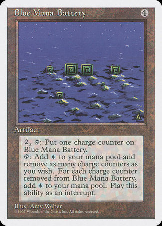 Blue Mana Battery [Fourth Edition] | Mega City Incorporated