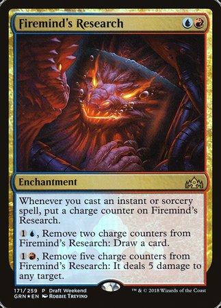 Firemind's Research [Guilds of Ravnica Promos] | Mega City Incorporated