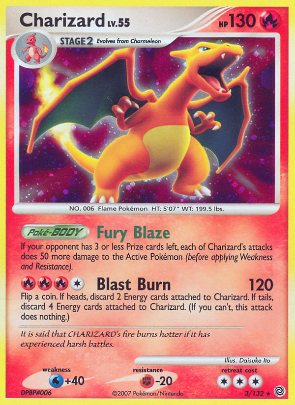 Charizard (3/132) [Diamond & Pearl: Secret Wonders] | Mega City Incorporated