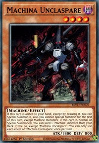 Machina Unclaspare [BLVO-EN027] Common | Mega City Incorporated