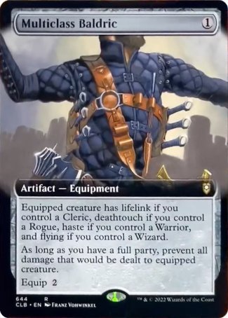 Multiclass Baldric (Extended Art) [Commander Legends: Battle for Baldur's Gate] | Mega City Incorporated