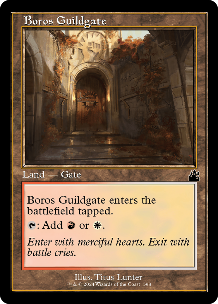 Boros Guildgate (Retro Frame) [Ravnica Remastered] | Mega City Incorporated
